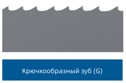 Крючкообразный зуб (G)